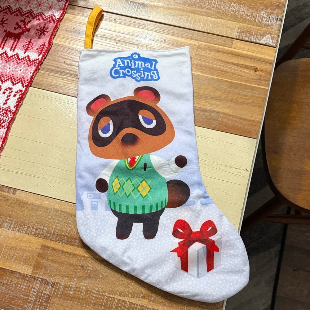 Animal Crossing Christmas Stocking